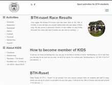 Tablet Screenshot of kids.bthstudent.se