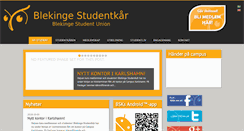 Desktop Screenshot of bthstudent.se